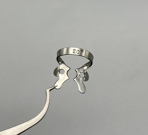 Abrazaderas dentales de goma abrazadera de endodoncia instrumentos quirúrgicos abrazadera de acero inoxidable - Imagen 31 de 55