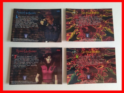 Resident Evil 2 (1998) USA Chromium Chase Karten (Set 8 Karten) #6 - Bild 2 von 4