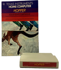 Hopper Texas Instruments TI-99/4A Computer Game PHM 3229 Cartridge Vintage