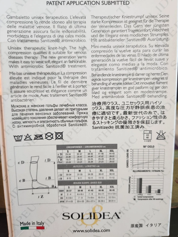 Kniehoher Kompressionsschlauch - 25 bis 32 mmHg - X-Large Natur - geschlossene Zehe - Bild 2 von 2
