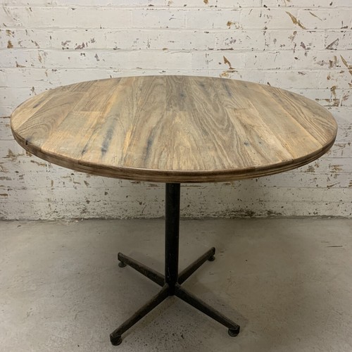 100cm Round Recycled Timber Rustic Table Tops, Cafe Restaurant, Hand Made - Picture 7 of 12