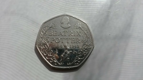 Collectable Beatrix Potter 2016 50p Coin