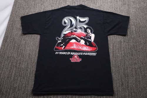 Rocky Horror Picture Show Vintage 90s Adult T-Shirt 25th Anniversary Black Large