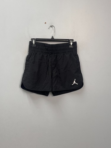 Nike Jordan Girl's High Flying Lemonade Stand Black Shorts Sz XL w/ Brief Lining - Picture 1 of 7