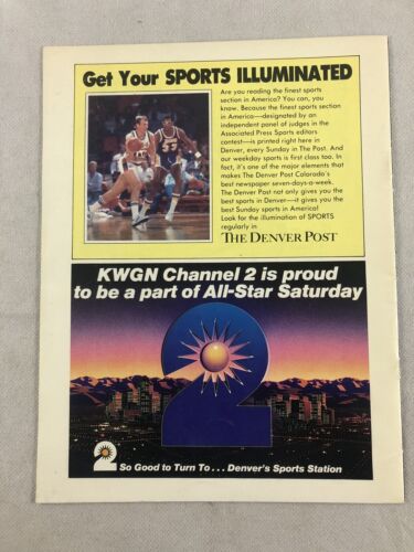 1984 NBA All-Star Saturday Program, 1st Slam Dunk Contest, Old-Timers Game - Picture 2 of 16