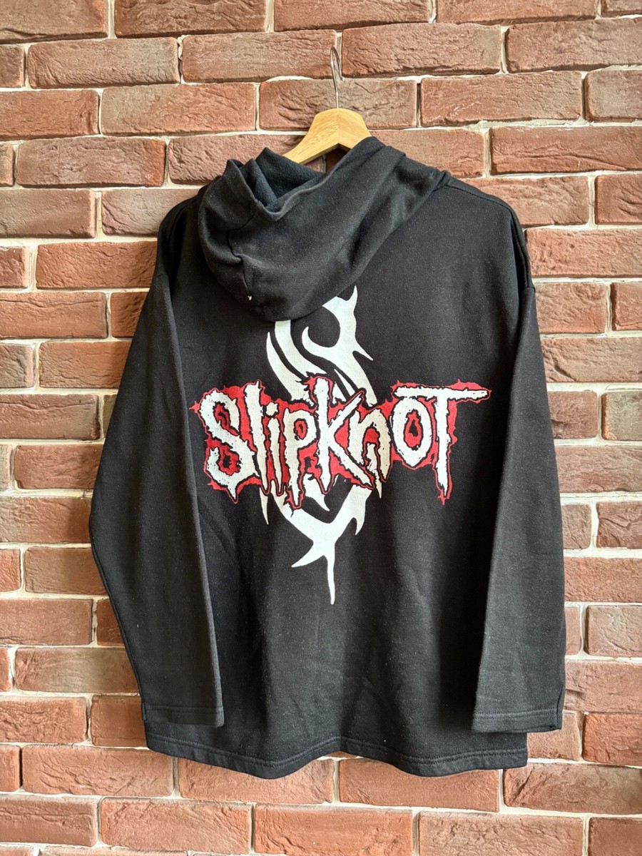 Rare Vintage 00s Slipknot Numetal Band Tee Hoodie M Black | eBay