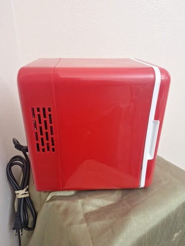 Budweiser Beer Red White Blue Mini Fridge Compact Personal Refrigerator Retro - Picture 5 of 8