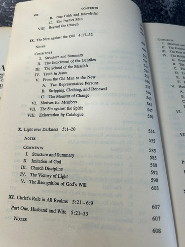 Ephesians 1-3 & Ephesians 4-6 (two volumes) by Markus Barth - Picture 13 of 20