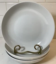 SET OF 3--OVER AND BACK White Individual PASTA BOWLS 8.5