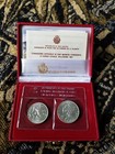 San Marino Silver Proof - 500 & 1000 Lire 1991 - Xxv Olimpiade