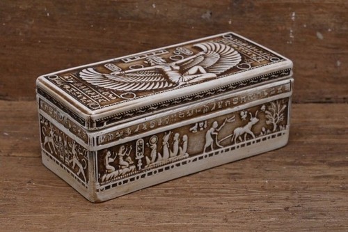 Ancient Egyptian Antiquities Rare Antiquity Jewelry Box Egyptian Goddess Isis Bc - Picture 8 of 10