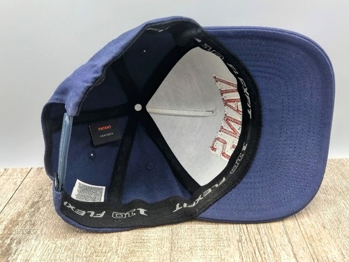 Vans Flex Fit Tech 110 SVD University Snapback Hat Blue Red LOGO- Cap Adjustable - Picture 6 of 9