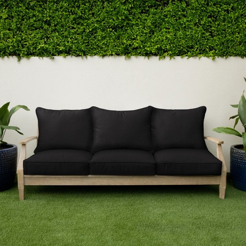 Sorra Home Outdura Outdoor Corded Deep Seating Sofa Pillow and Cushion Set - Picture 20 of 46