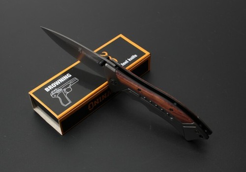 Browning Pocket Knife Folding Knives Camping Hunting Fishing Survival Tactical - Picture 5 of 6