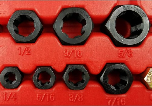 Thread Chaser Set Rethreading Rethreader Restorer Repair Tool Kit Metric UNC UNF - Picture 5 of 10