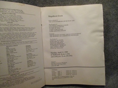 Magnificent Jewels 1989 Paperback Book Christie Manson & Woods International - Foto 3 di 5