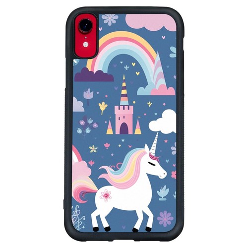 Aesthetic Cover For iPhone SE4 16E 12 13 14 15 16 Pro Max unicorn flying rainbow - Picture 6 of 25