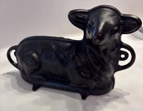 Griswold Cast Iron Lamb Cake Mold No. 866