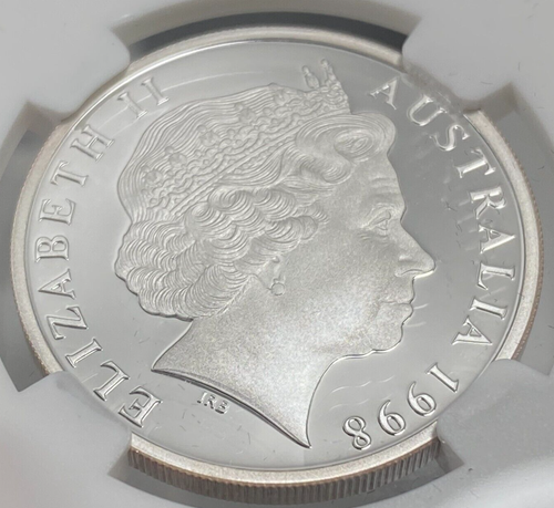 1998 AUSTRALIA SILVER 20 CENT 1995 UNITED NATIONS 50TH ANNIVERSARY NGC PF 70 UC - Picture 7 of 7