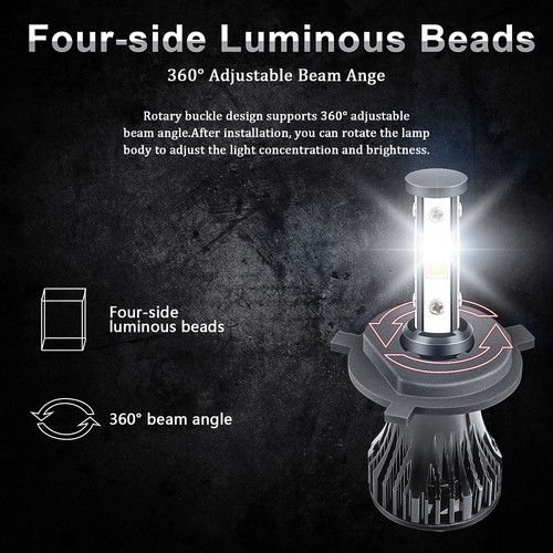 Faros LED sellados haz alto/bajo para camión Sterling A9500 LT9500 1999-2008 7x6" - Imagen 10 de 17