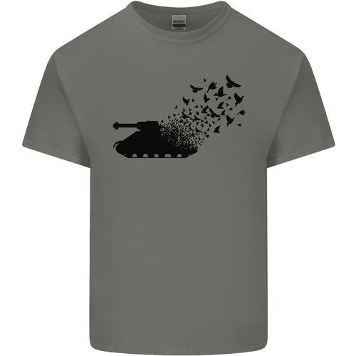 Banksy Style Tank and Doves Peace Kids T-Shirt Childrens - Picture 35 of 67