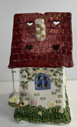 Cachimsical Cottage Tealight House Clay Works Style - Imagen 4 de 7