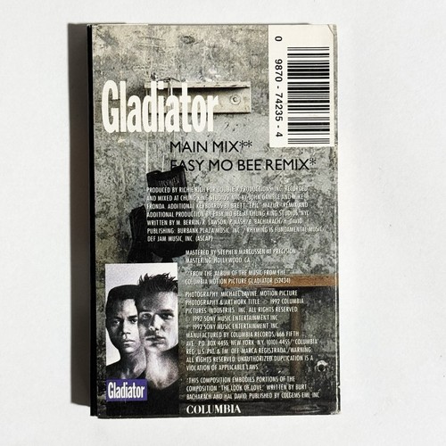 3rd Base Gladiator Cassette Tape Single 1992 Columbia 90s Hip-Hop Rap Rewind - Picture 2 of 4