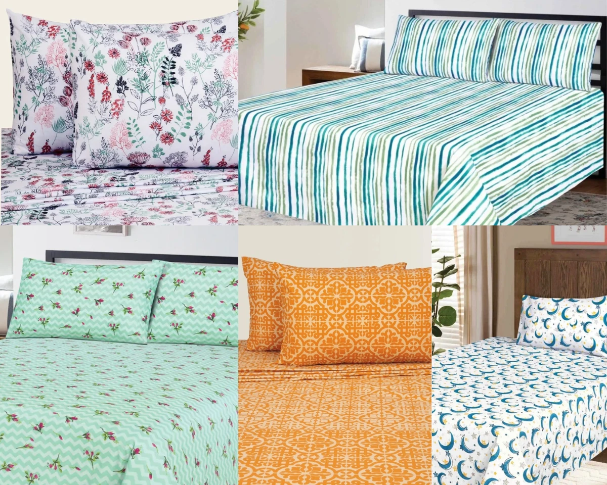 Printed bed sheets deals