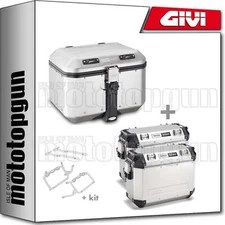 GIVI DOLOMITE TRUNK DLM46A + OUTBACK SUITCASES OBKN37A HONDA NC 750 S 2019 19
