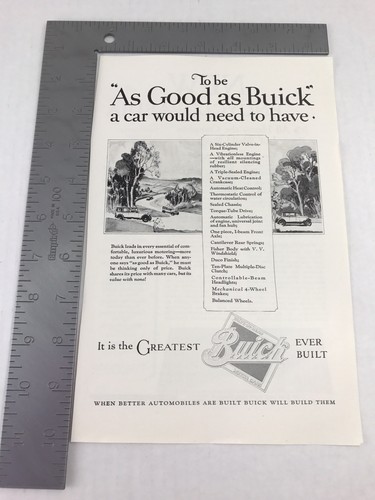 The Greatest Buick Ever Built Vtg 1926 Print Ad Advertising Art - Picture 4 of 4