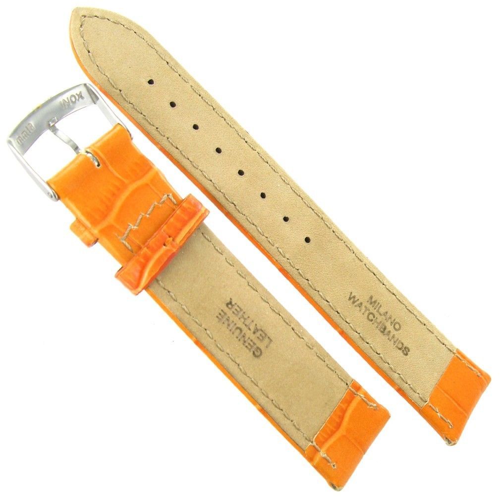 時計 18mm MORELLATO Crocodile Watch Straps-1. Morellato Amadeus Watch Strap - Genuine Crocodile