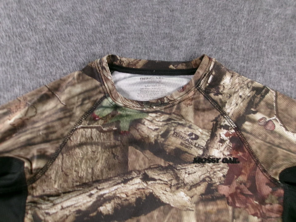 Camisa Mossy Oak Juvenil Mediana Break Up Infinito Camuflaje Exterior Campamento Caza Foto 2 de 4