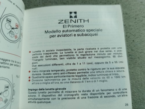 Zenith selten Vintage Garantie Rohling und Anleitung für Primer Modelle 70er - Bild 10 von 19