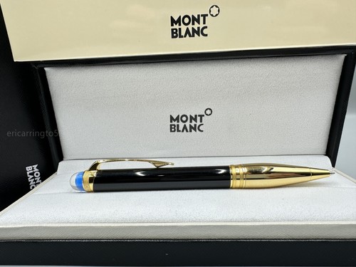 Montblanc Starwalker Black Classique Gold Midnight Resin Ballpoint Pen