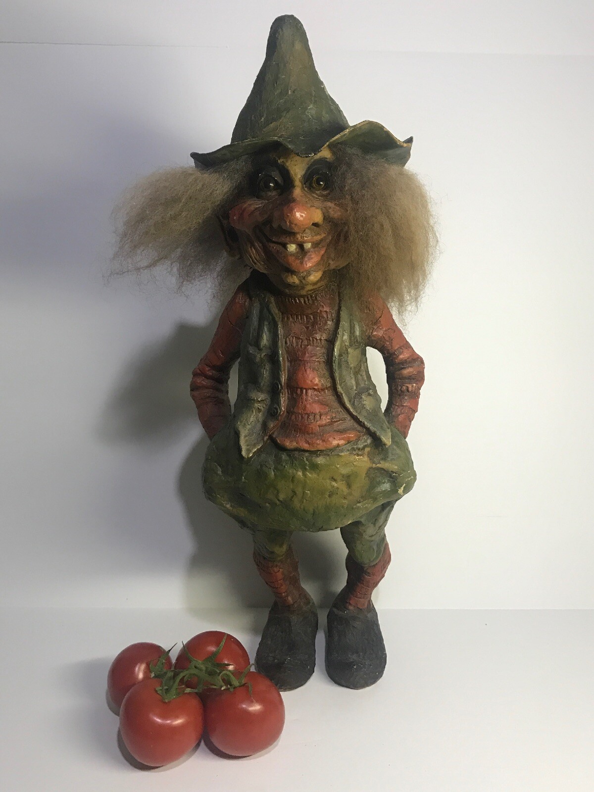 Enorme Original Noruega NyForm Troll Extra Grande 22 Trysil con sombrero Enorme Original Noruega NyForm Troll Extra Grande 22 Trysil con sombrero