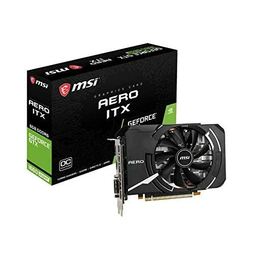 NVIDIA GeForce GTX 1660 MSI 6 GB Memory Computer Graphics Cards