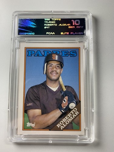 Roberto Alomar (RC) 1988 Topps Traded - #4T Graded 10!