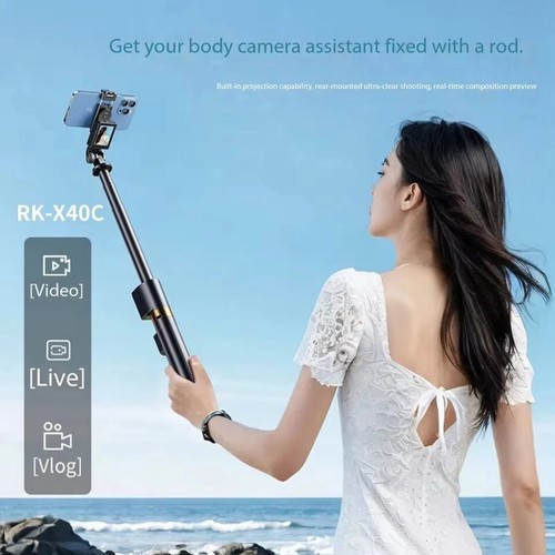 RK-X40C Moniteur Selfie Magnétique Écran Trépied Téléphone Équipement Caméra Téléphone Projectit6 - Photo 3 sur 10