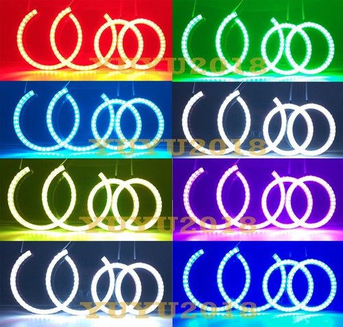 RGB halo ring for W204 C300 C350 C250 08-11 one Xenon headlight DRL BT flash - Bild 15 von 18