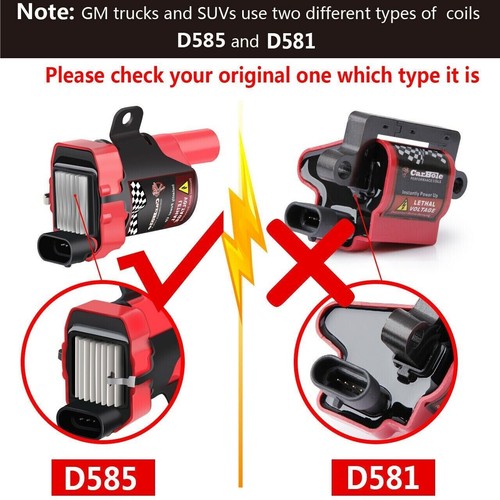 8Pack Ignition Coils Carbole For Chevy LS Silverado GMC 5.3/6.0L 4.8L UF262 D585 - Bild 5 von 20
