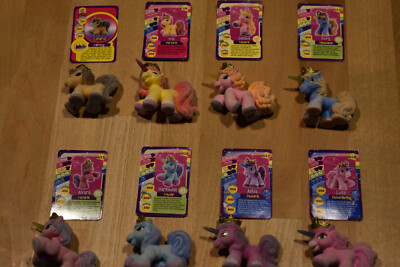 8 x Filly Unicorns als Konvolut, jeweils mit Karte, Einhorn/Pferde    TOLL