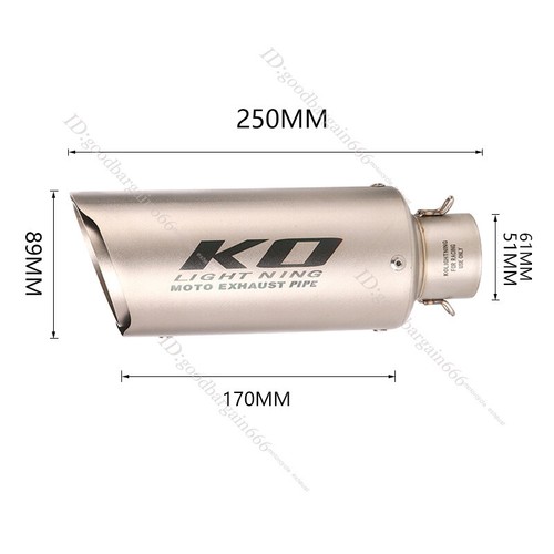 For Yamaha YZF R3 R25 MT03 2015-2024 Complete Exhaust System Header Muffler Pipe - Picture 4 of 10