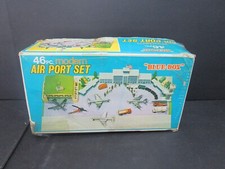 Vintage Blue-Box Airport Ari Port SET Miniature in box