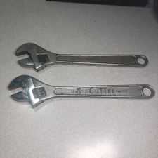 Vintage Lot of 2  J.H. WILLIAMS & CO. "Superjustable" 12 Inch Wrench, USA.