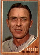 1962 Topps GIL HODGES New York Mets #85 EX Condition