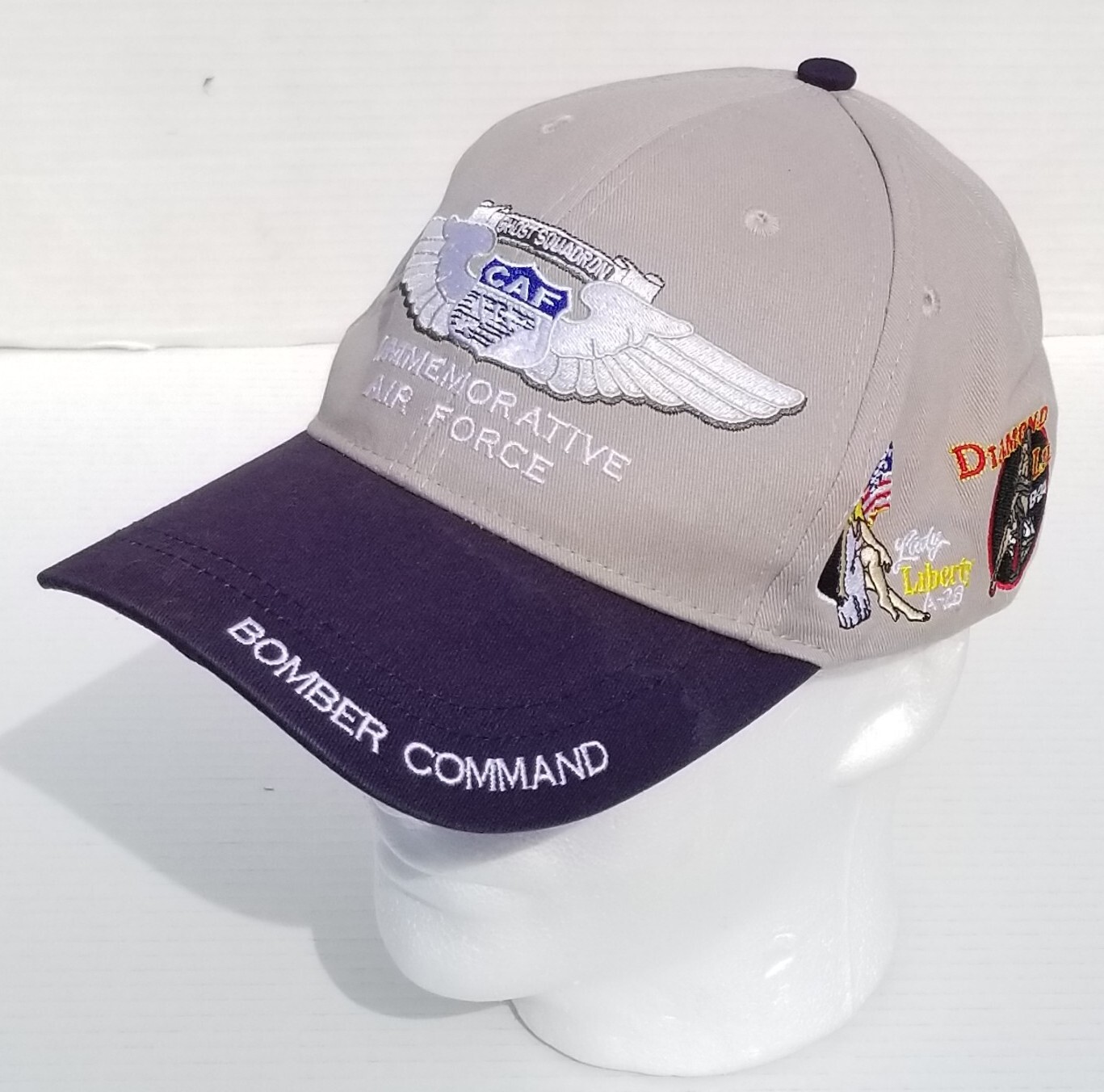 Air Force Ghost Squadron Hat Hook Loop Snapback B… - image 4