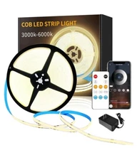 COB LED  Strip Light 50ft Warm White 3000k-6000k