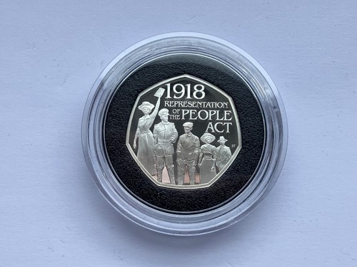 Simply-Coins~ 2018 SILVER PROOF REPRESENTATION OF THE PEOPLE ACT FIFTY 50 PENCE - 第 3/5 張圖片