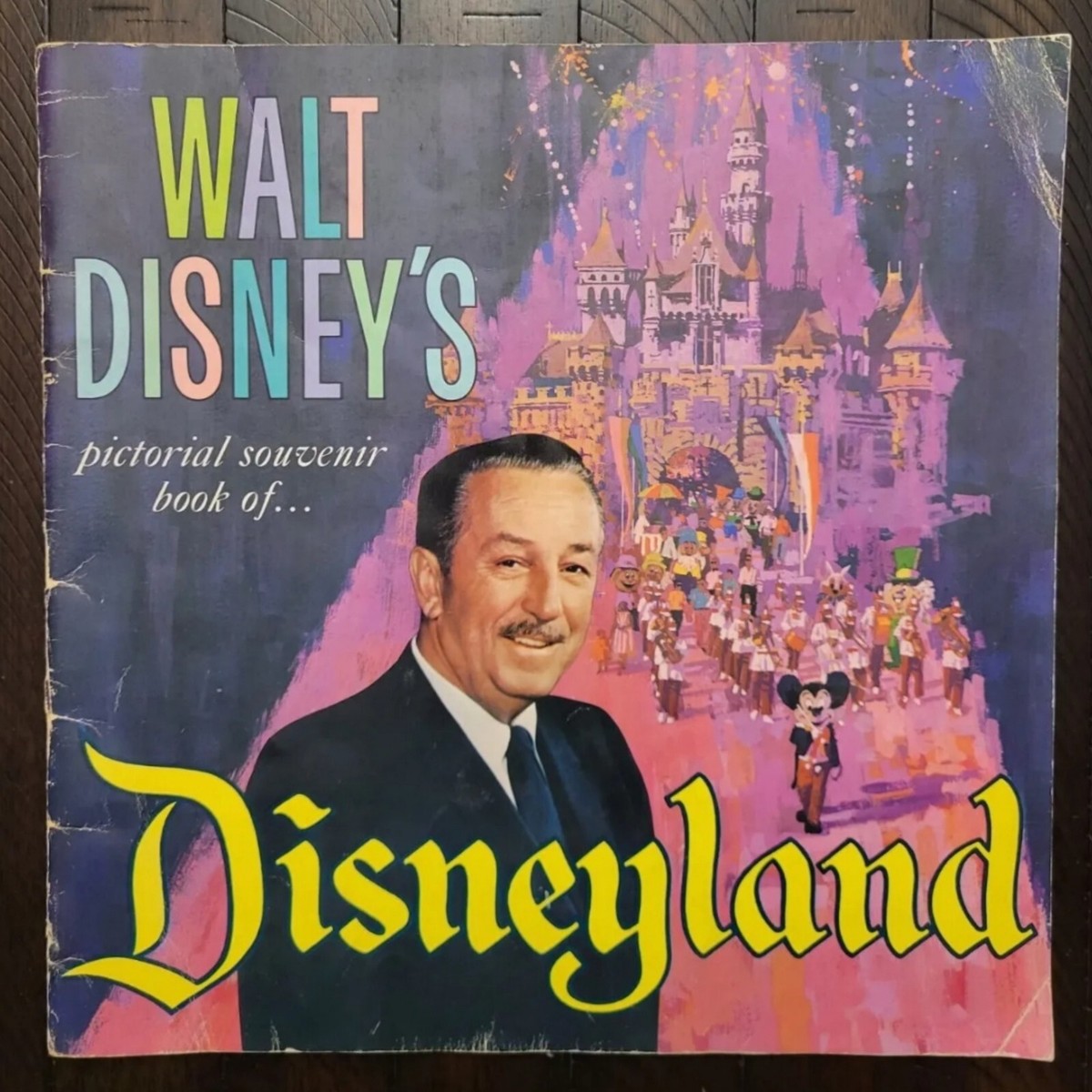 Vintage Walt Disney's Pictorial Souvenir Book of Disneyland
