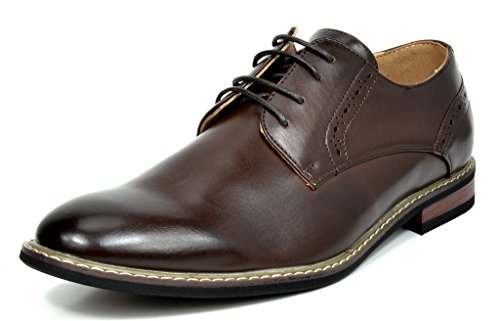 Bruno Marc Men's Prince-16 Dark Brown Leather Lined Dress Oxfords shoes - 12 M Bruno Marc Men's Prince-16 Dark Brown Leather Lined Dress Oxfords shoes - 12 M